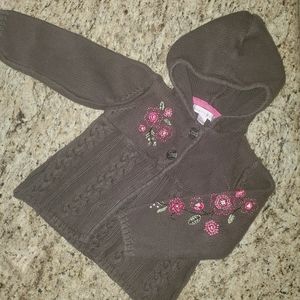 Maggie & Zoe Embroidered Cable Knit cardigan